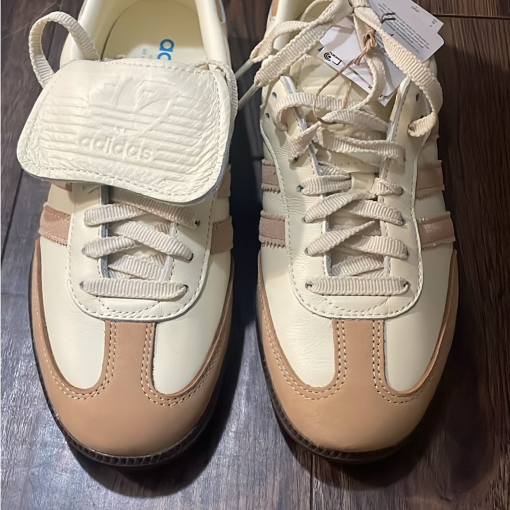 Adidas Samba in Cream and Brown - Picture 6 of 10
